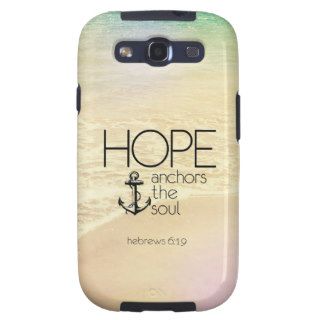 Hebrews 619 Hope anchors the soul Galaxy S3 Covers