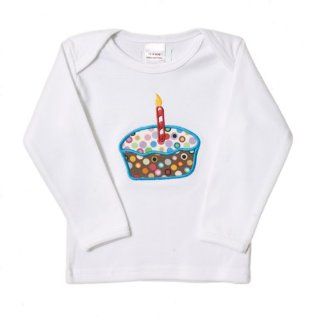 Ambajam White Long Sleeved Cupcake T Shirt, 12 18 Months  Novelty T Shirts  Baby