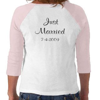 Mr./Mrs. Just Married T Shirt