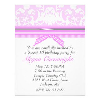 Elegant Sweet sixteen Birthday Invitation