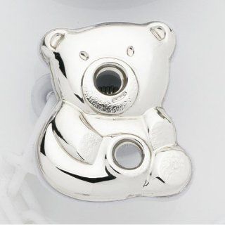 Cunill Sterling Silver Little Bear Pacifier Clip  Baby Products  Baby