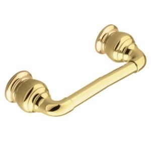 MOEN Decorator Double Post Toilet Paper Holder in Polished Brass DISCONTINUED YB4708PB