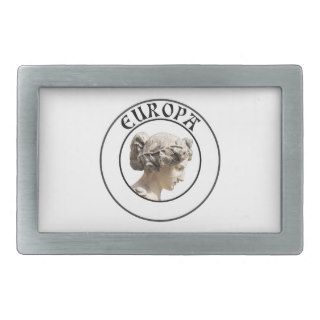 Europa Be Proud to Show your Euro Roots Rectangular Belt Buckle
