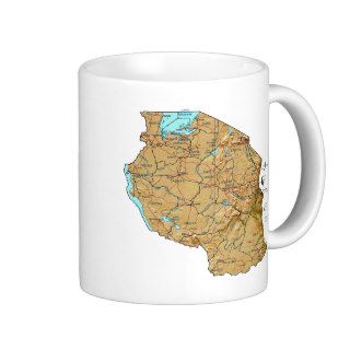 Tanzania Flag ~ Map Mug