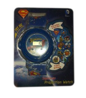 Superman Projection Watch with Push Button & Twist Dial, Project 10 Pictures Toys & Games