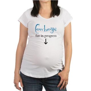  Cowboys Fan in Progress Maternity T Shirt