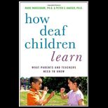 How Deaf Childern Learn