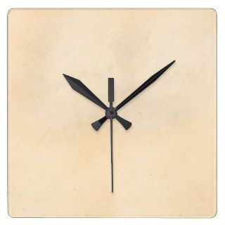 Vintage Paper Antique Parchment Template Blank Clock