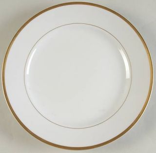 Noritake Mikado, The Luncheon Plate, Fine China Dinnerware   White Body,Gold Ver
