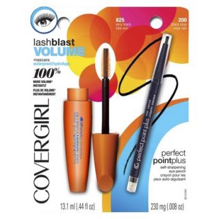 COVERGIRL LashBlast Volume Waterproof Mascara & Perfect Point Plus Eyeliner
