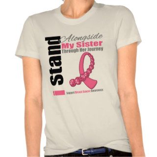 Breast Cancer Through Her Journey Sister T shirts