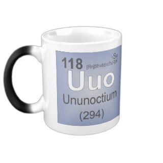 Ununoctium Individual Element   Periodic Table Coffee Mug