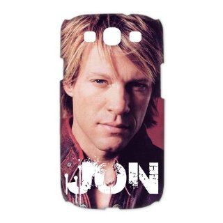 Custom Jon Bon Jovi 3D Cover Case for Samsung Galaxy S3 III i9300 LSM 577 Cell Phones & Accessories