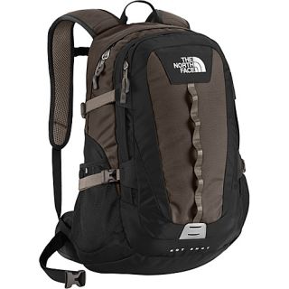 Hot Shot Coffee Brown Rip Stop   The North Face Laptop Backpacks