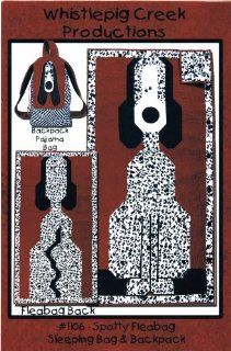 Spotty Fleabag Sleeping Bag Backpack Quilt Sewing Pattern Whistlepig Creek Productions