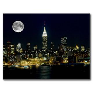 New York City Mooned Postcards
