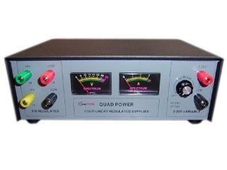 HeTest XP 581 Regulated DC Power Supply,4 DC Voltages Output,2 20V 2A Electronics