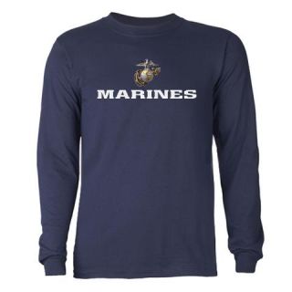  Marines. Long Sleeve Dark T Shirt