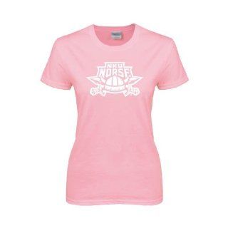 Northern Kentucky Ladies Pink T Shirt 'NKU Norse w/Helmet'  Sports Fan T Shirts  Sports & Outdoors