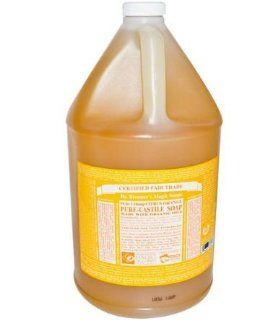 Dr Bronners Castile Citrus Liquid Soap, 1 Gallon    1 each.  Multipurpose Cleaners  Beauty