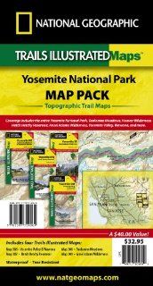 Yosemite National Park [Map Pack Bundle] (National Geographic Map) National Geographic Maps   Trails Illustrated 9781597754064 Books