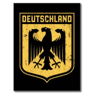 Deutschland Eagle    German Coat of Arms Post Cards