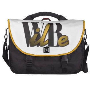 Wilbe Logo Messenger Commuter Bag