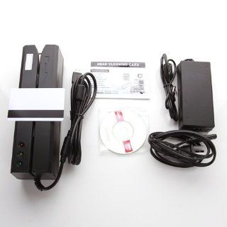 MSR606 Magnetic Stripe Card Reader Writer Encoder Swipe Credit+20 Free Blank Cards Computers & Accessories