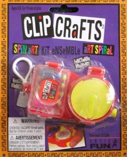 Clip Crafts Spin Art Kit With Belt Clip Toys & Games