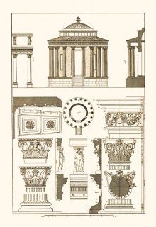 Buy Enlarge 0 587 09098 7P12x18 Temple of Vesta at Tivoli, Incantana at Salonichi  Paper Size P12x18   Prints