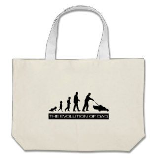 Evolution of Dad Silhouettes Canvas Bags