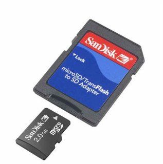Sandisk 2GB MicroSD Memory Card For LG AX380 Wave AX8600 Chocolate VX8500 VX8550 VX8800 VX10000 Nokia E90 N81 N82 N85 6555 6120 Samsung i760 Cell Phones & Accessories
