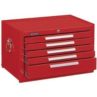 Mechanics' Chests   10329 mechanic chest 5 drawer smooth red   Tool Cabinets  