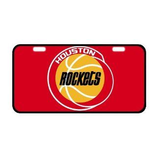 Houston Rockets Metal License Plate Frame LP 589  Sports Fan License Plate Frames  Sports & Outdoors