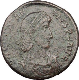 CONSTANTIUS II Constantine the Great son Big Ancient Roman Coin Horse man i32464 