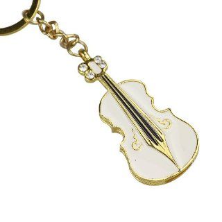 Flylinktech™ 16GB Crystal Keychain Cute Gold Crystal Violin Model USB 2.0 Memory Stick Flash Drive with Iron Box Computers & Accessories