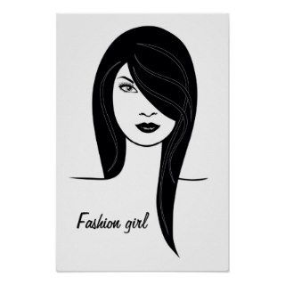'Fashion girl' poster