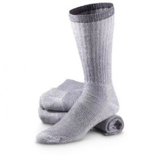 3 Prs. Cool Max Steel Toe Work Socks at  Mens Clothing store