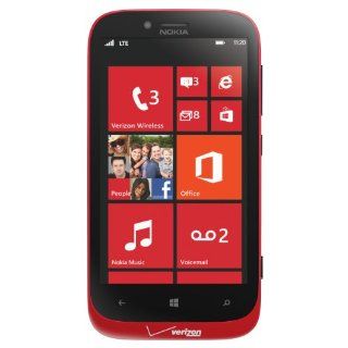 Nokia 822 4G Windows Phone, Red (Verizon Wireless) Cell Phones & Accessories
