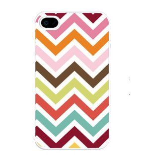 Abstract Chevron Design Skin on Hard Case Cool for Iphone 4/4s,iphone 4g/4gs Cell Phones & Accessories