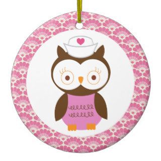 Nurse Owl Gift Ornament
