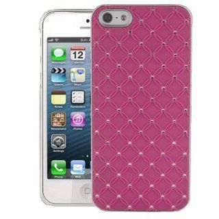 Spot Diamond Case for iPhone 5 and iPhone 5S   Hot Pink (Package include a HandHelditems Sketch Stylus Pen) Cell Phones & Accessories