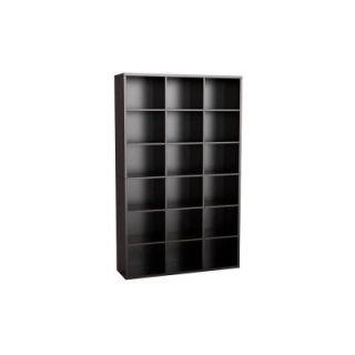 Atlantic Versa 18 Shelves Bookcase 18 Wall Unit in Espresso 38435833