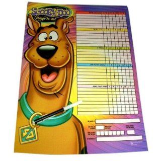 Scooby Doo To Do Wall Chart   Childrens Wall Decor