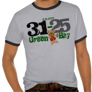 Green Bay Show Off The Score 31 25 T Shirt