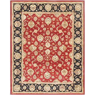 Hand tufted Red/ Brown Wool Rug (2' x 3') JRCPL Accent Rugs