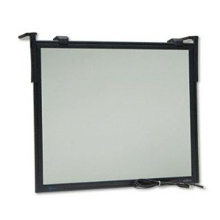 3M EF200XLB   Executive Flat Frame Monitor Filter, 16" 19" CRT, Black Computers & Accessories