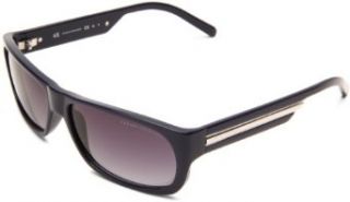 Armani Exchange Men's AX239/S Rectangle Sunglasses,Black Gray Frame/Gray Shaded Lens,One Size Clothing