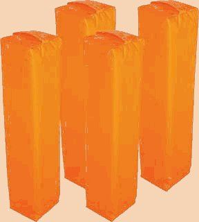 Football Field Markers Accessories Sideline Markers Goal Line Markers   Corner Goal Line Markers   Orange   Set Of 4  Recreational Footballs  Sports & Outdoors