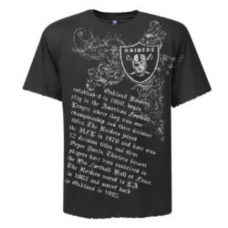 Oakland Raiders Script Short Sleeve Fit Tee, XX Large  Apparel  Clothing